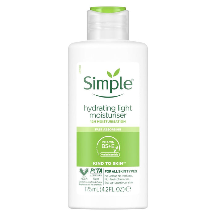 Kype simple à la peau hydratante hydratante 125 ml