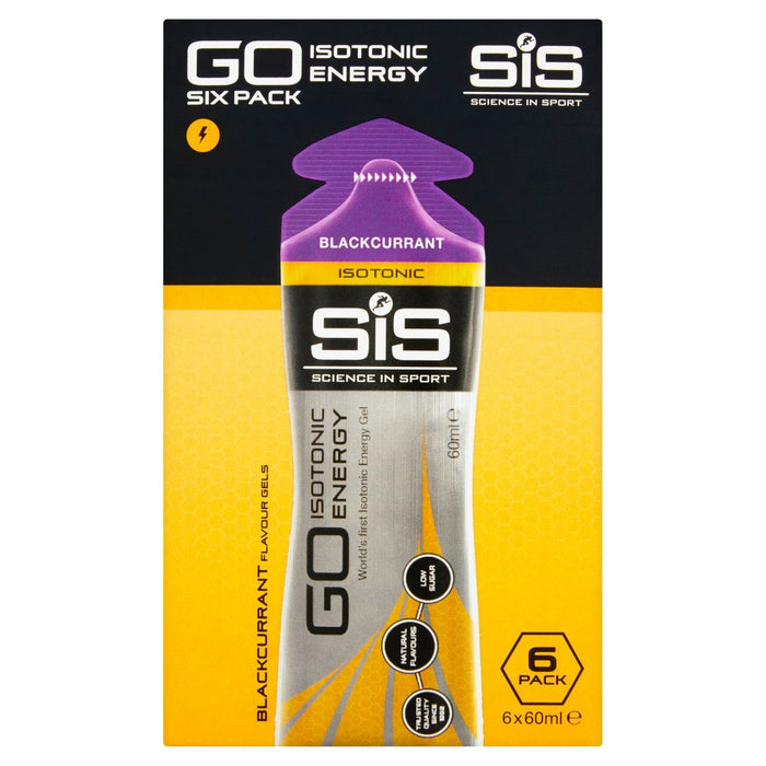 Sis sis sachets en gel de casier isotonique 6 x 60 ml