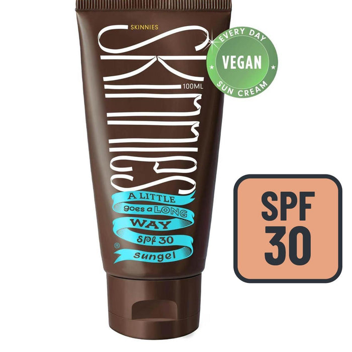 Skinnies SPF 30 Sonnenschutzmittel Sungel Vegan 100ml