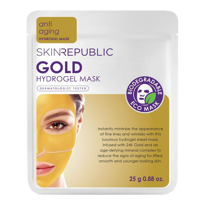 Skin Republic Gold Hydrogel Gesichtsmaske