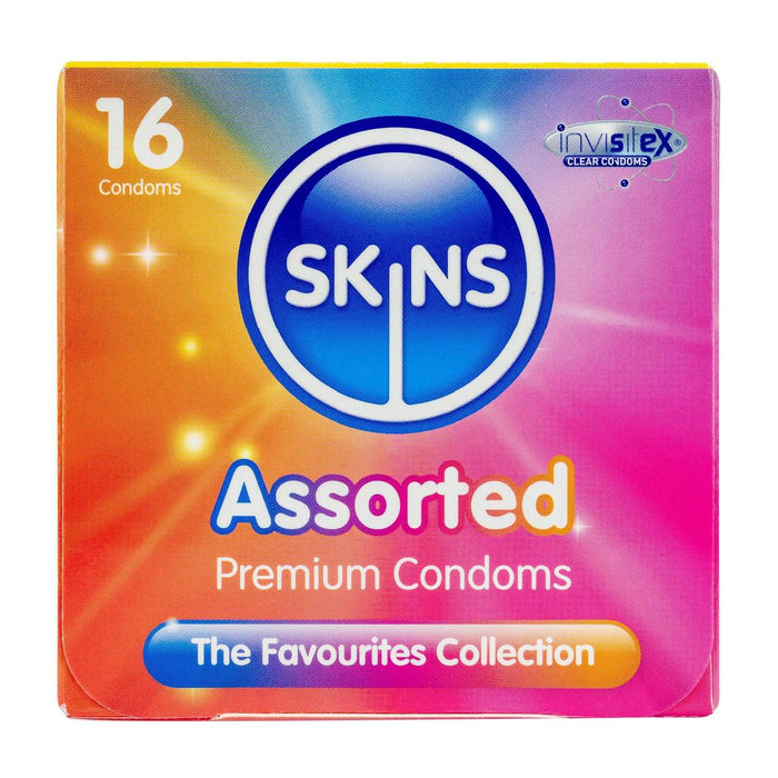 Skins assortiment des préservatifs 16 par paquet