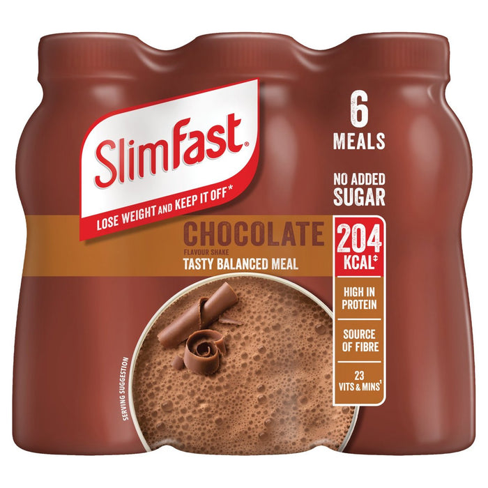 SlimFast Chunky Chocolate Milkshake Multipack 6 x 325ml