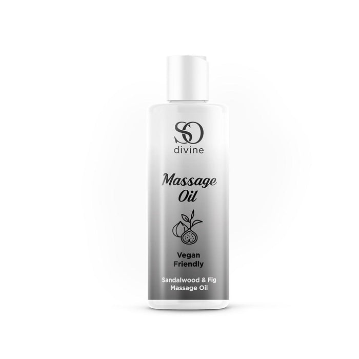 Also göttliche Massageöl mit Sandlewood und veganer 100 ml