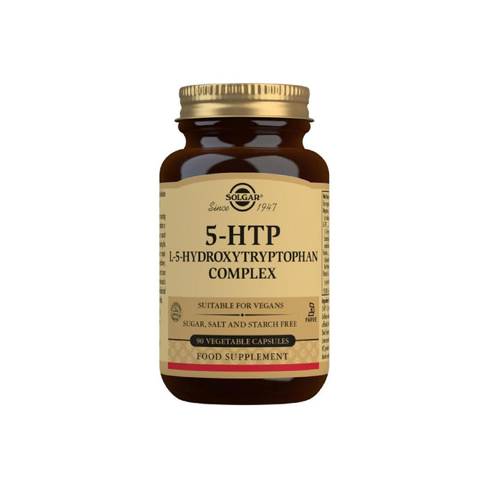 Solgar 5-HTP L-5-Hydroxytryptophan Capsules de légumes complexes 90 par paquet