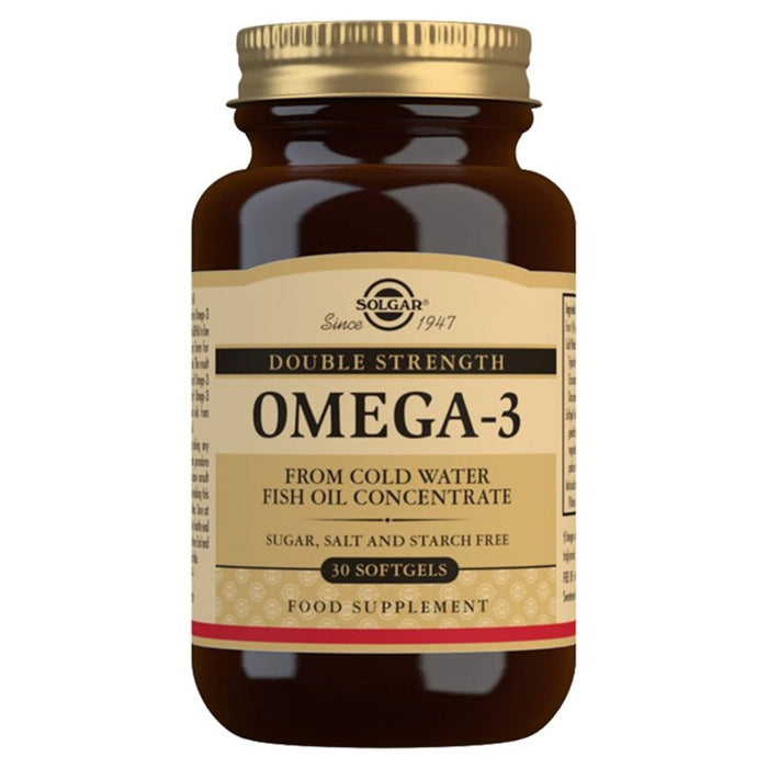 Solgar Doppelstärke Omega-3-Ergänzung Weichgelkapseln 30 pro Pack