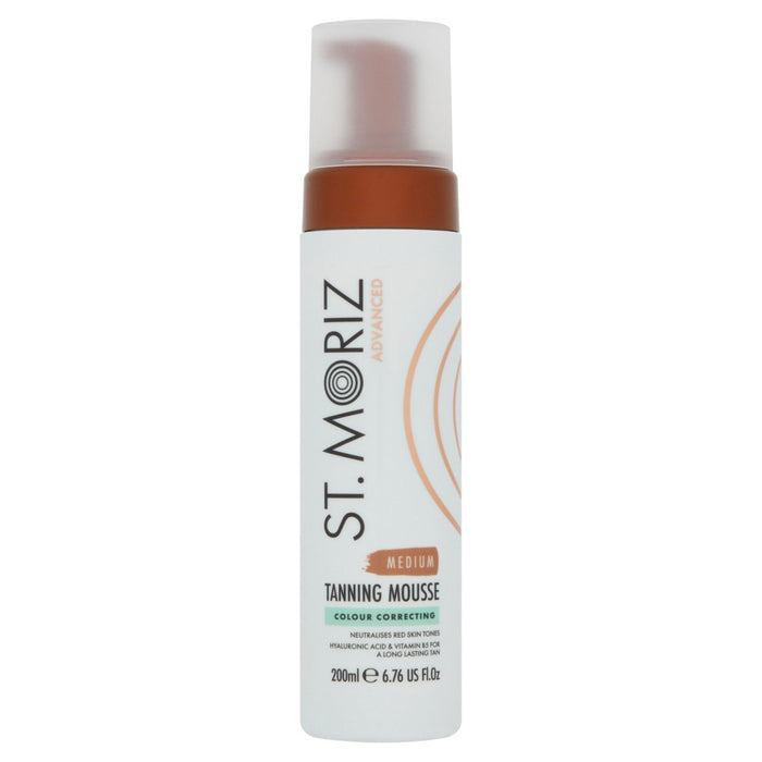 St Moriz Advanced Colour Correcting Tanning Mousse Medium 200ml