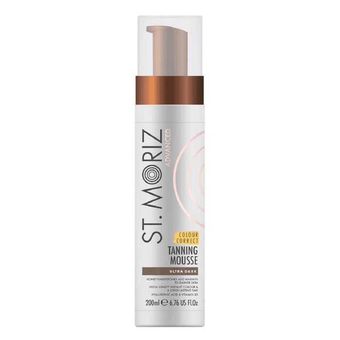 St Moriz Advanced Couleur correction de bronzage mousse ultra foncé 200 ml