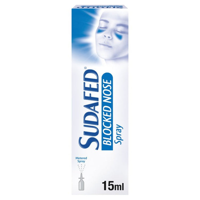 Pulvérisation de nez bloqué sudafed 15 ml