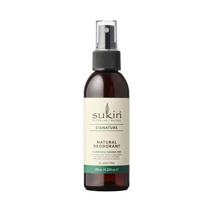 Spray de desodorante natural de Sukin 125ml