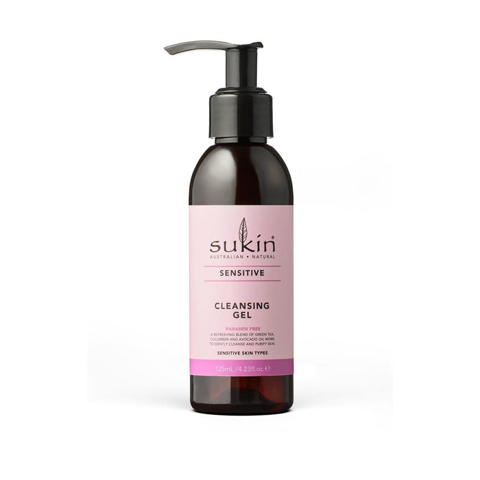 Sukin natürliches empfindliches Hautreinigungsgel 125ml