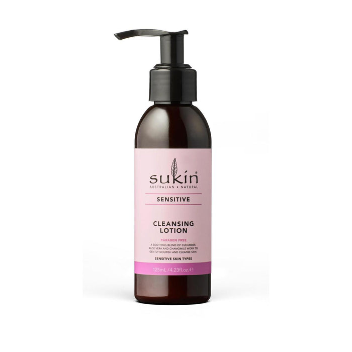 Loción de limpieza de piel natural de Sukin 125ml