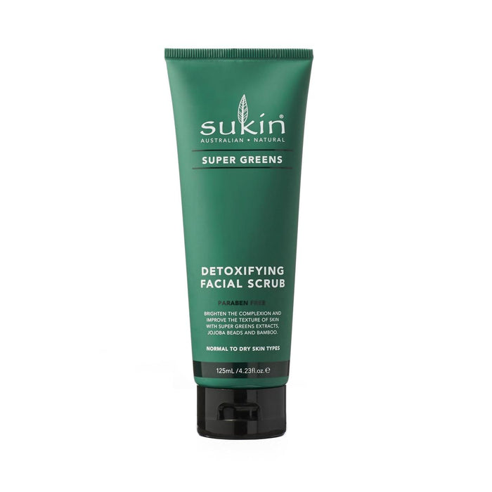 Sukin Super Greens Detoxifying Facial Scrub 125ml