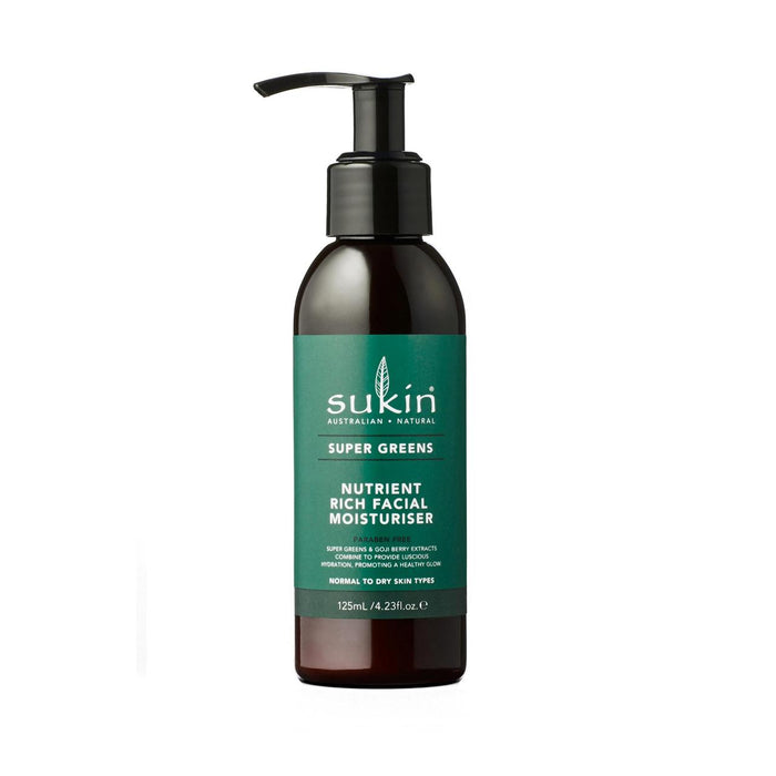 Sukin Super Greens natürliche Gesichtsfeuchtigkeitscreme 125ml