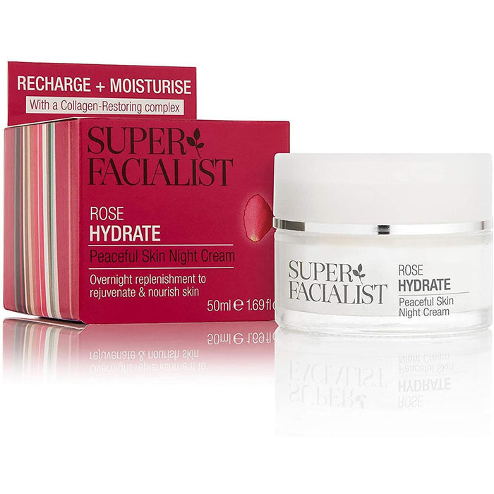 Crema de noche hidratante de rosas súper facialistas 50 ml