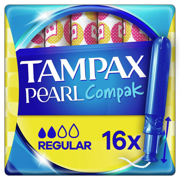 Tampax Pearl Compak Regular Tampons 16 per pack - Special Offer