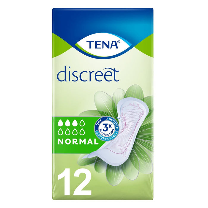 Tena Lady Discretet Incontinencia Normal Pads 12 por paquete