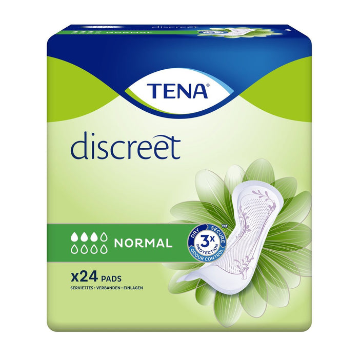 Tena Lady Discretet Incontinencia Normal Pads 24 por paquete