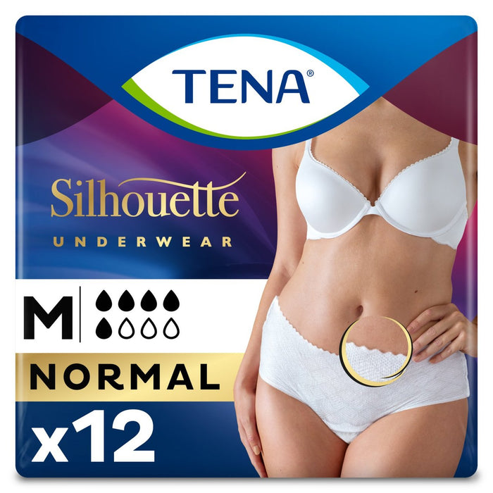 Tena Lady Silhouette Incontinence Pantalon normal moyen 12 par paquet