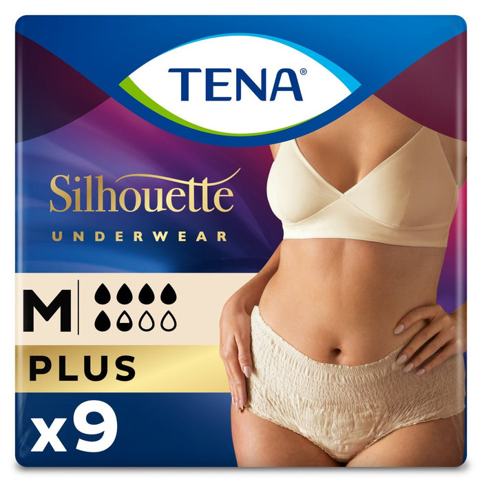 Tena Lady Silhouette Incontinence Pants Plus Medium 9 per pack