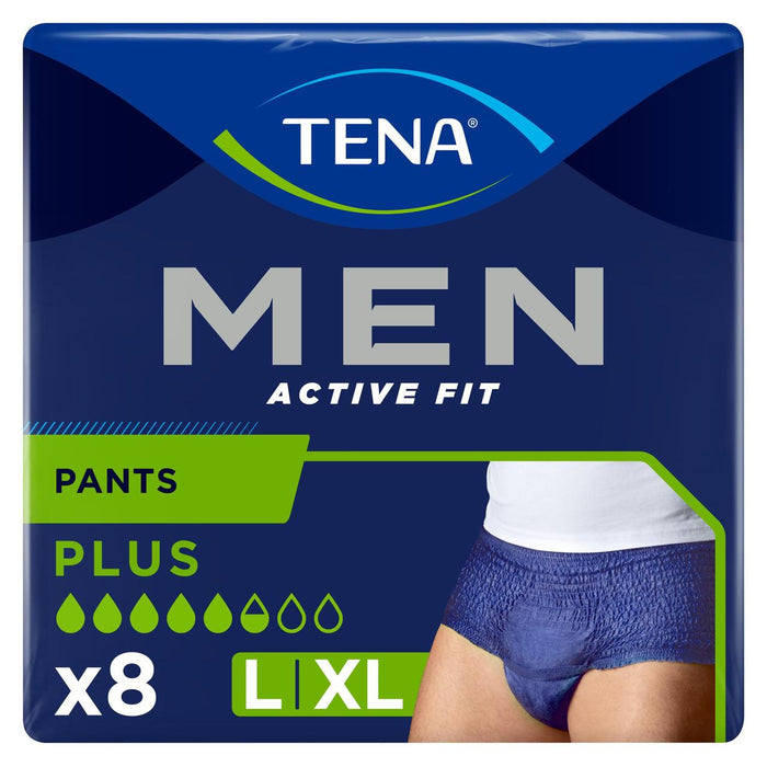 Tena Men Active Fit Incontinence Pants Plus Large 8 per pack