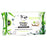 El descarado Panda Bamboo Facial Cleansing Wipes Coconut Scentent 25 por paquete