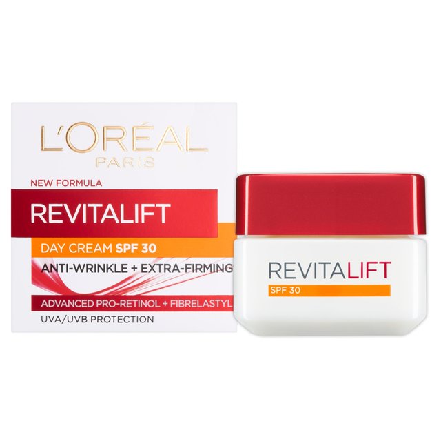 L'Oreal Paris SPF 30 Revitalift Crema de Día Antiedad y Reafirmante con Retinol 50ml 