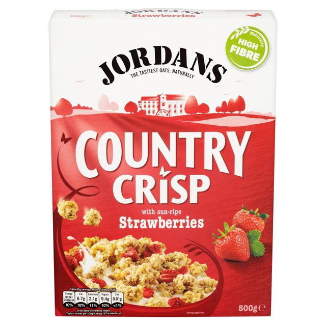 Jordans Strawberry Country Crisp Céréal 500G