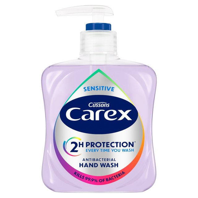 Carex Antibactérienment sensible protégeant le lavage à la main 250 ml