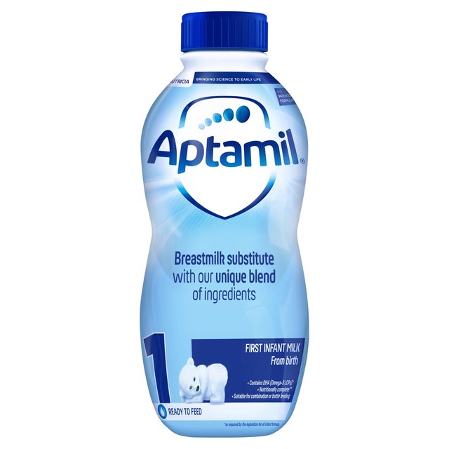 Aptamil 1 First Baby Milk Formula From Birth 1L