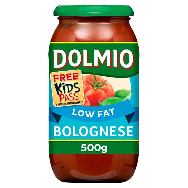 Salsa de pasta baja en grasas dolmio bólogos 500g