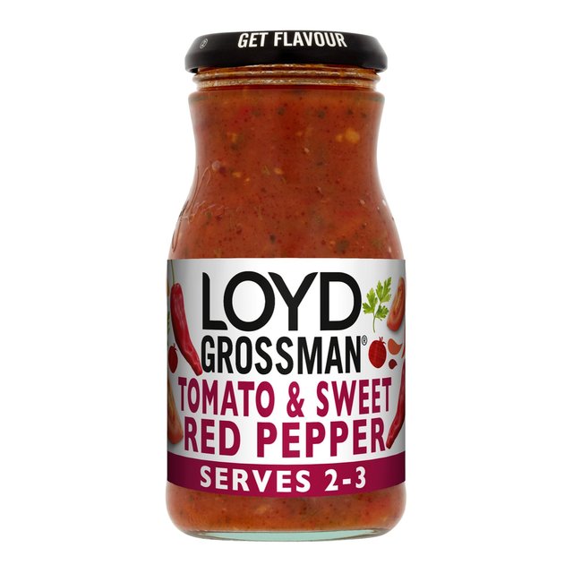 Loyd Grossman Tomato & Sweet Red Pepper Pasta Sauce 350g