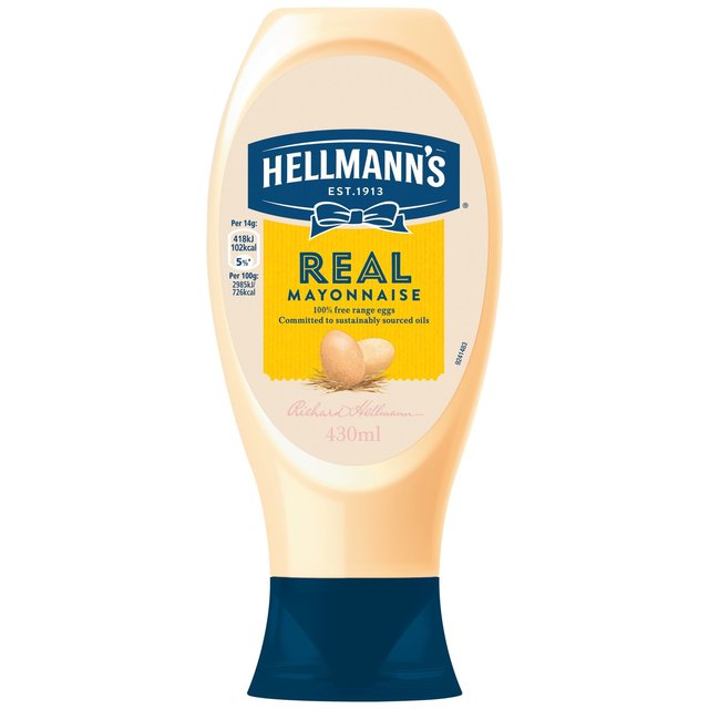 La verdadera mayonesa de Hellmann Sidezy 430ml