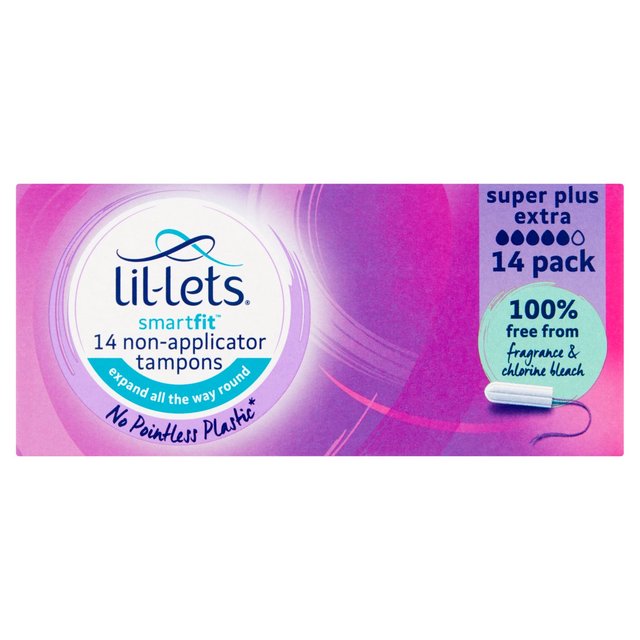 Lil-Lets Super Plus Tampones adicionales 14 por paquete