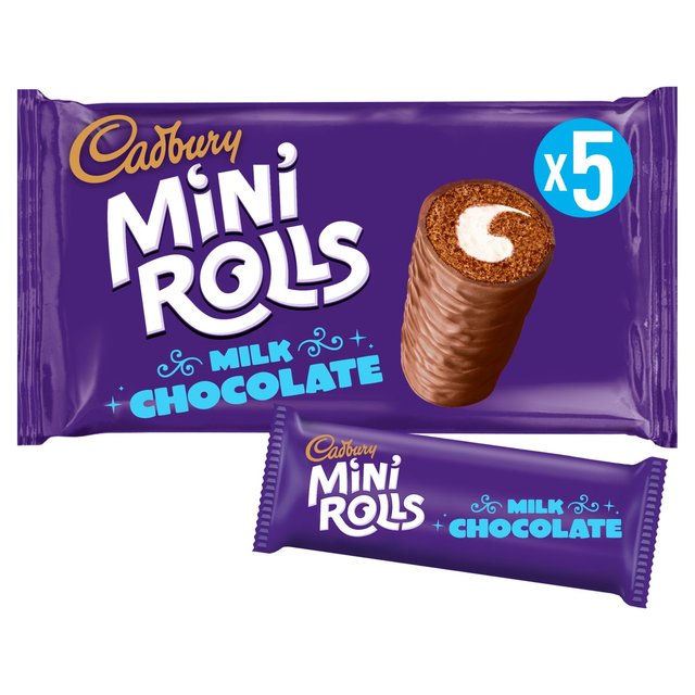 Cadbury Chocolate Mini Rolls 5 per pack