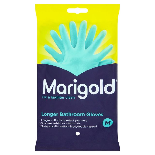 Marigold Medium Bathroom Gloves 1pair