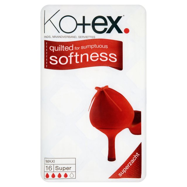 Kotex Maxi Pads Super 16 per pack