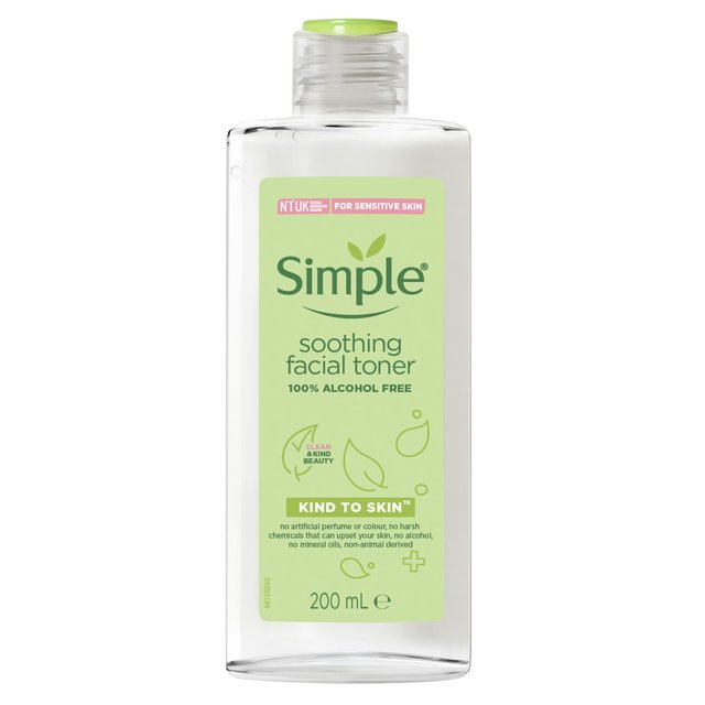 Toner facial apaisant simple à la peau 200 ml