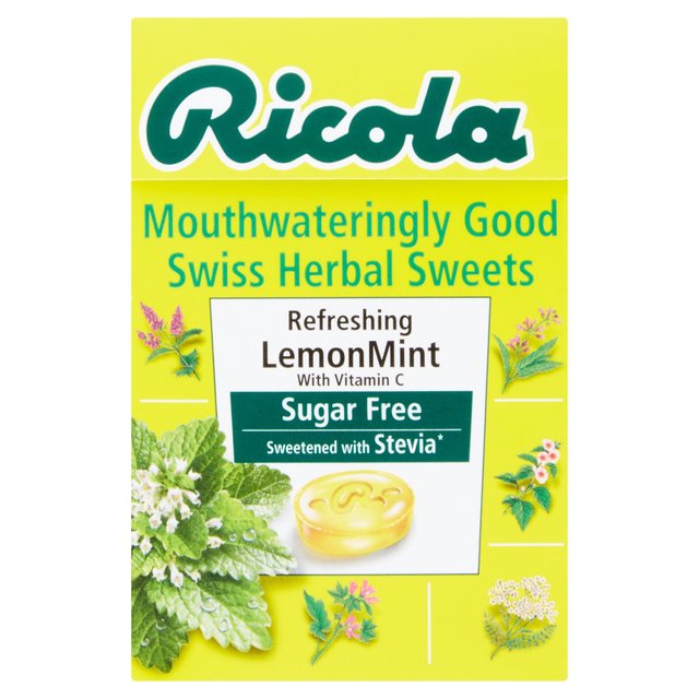 Ricola Lemon-Mint Sugar Free 45g