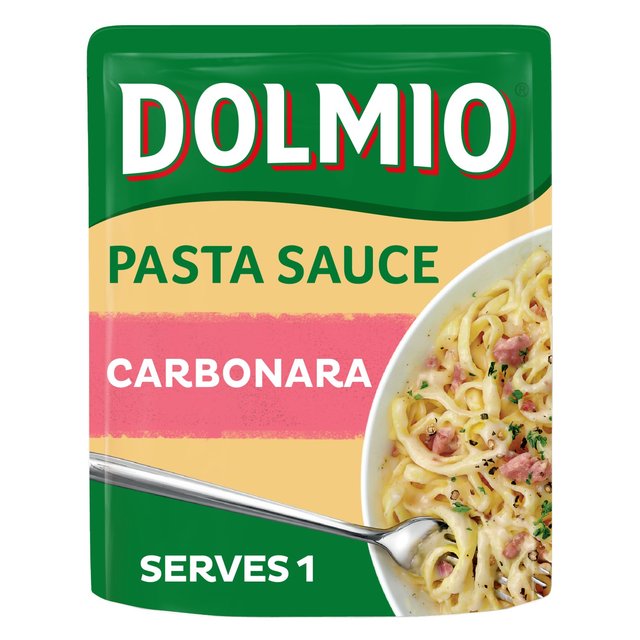 Salsa de pasta de carbonara de microondas dolmio 150g