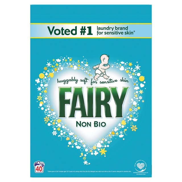 Fairy non bio lave-linge pour peau sensible 40 lavages 2,6 kg