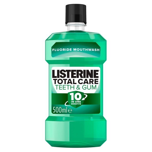 Listerine Zähne & Gummiverteidigung Mundwasser frische Minze 500 ml