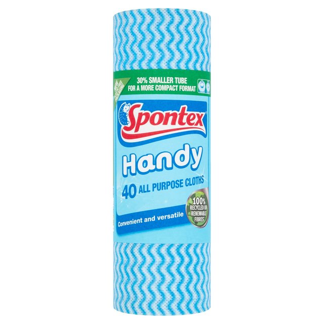 Spontex All Purpose Cloths on a Roll 40 per pack