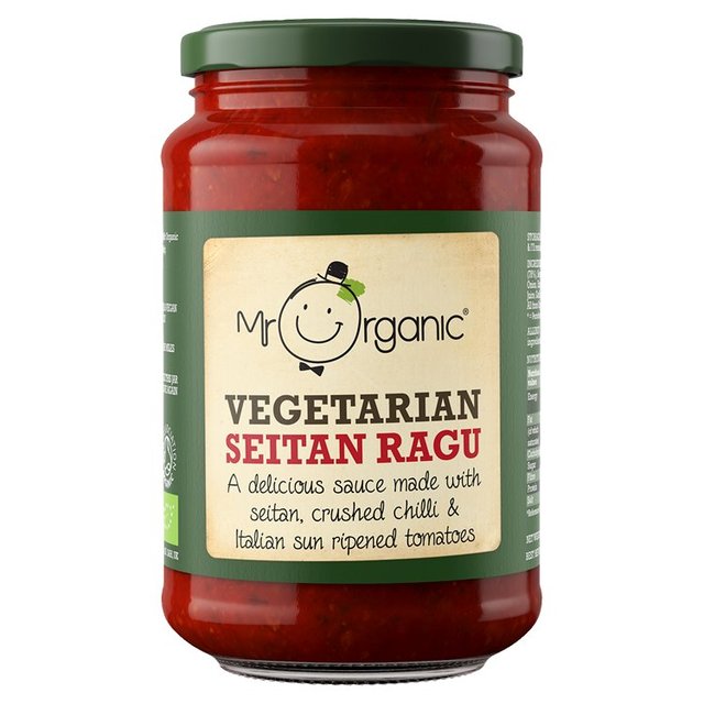 Mr Organic Seitan Crushed Chilli & Tomato Pasta Sauce 350G Seitan