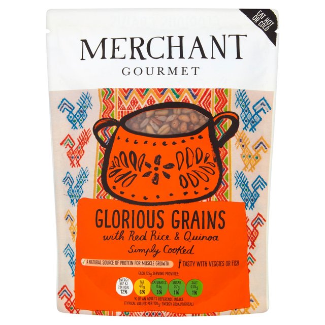 Merchant gourmet granos gloriosos con arroz rojo y quinua 250g