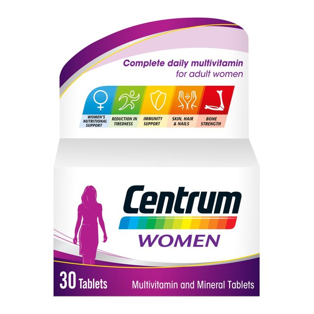 Centrum Advance Damen Multivitamin -Ergänzungstabletten 30 pro Packung