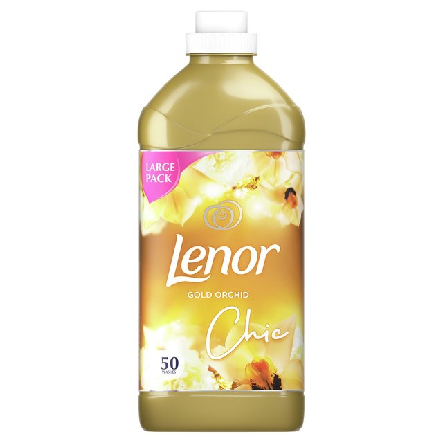 Acondicionador de tela de orquídea de oro Lenor 50 Wash 1.75L