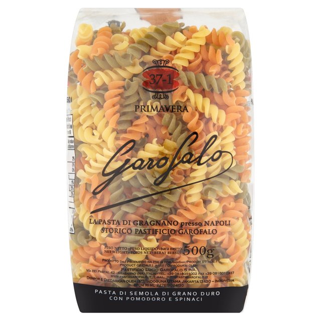 Garofalo Fusilli Tricolore Pâches sèches 500G