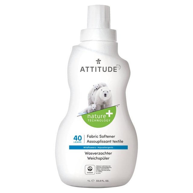 Attitude Fabric Softener Wildflower 40 Washes 1L