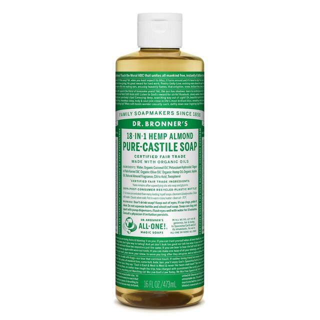 Dr. Bronner's Amond Organic polyvalent à usile de liquide de liquide 473 ml