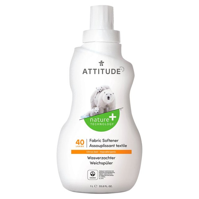 Attitude tissu adoucisseur agrum zeste 40 lavages 1L